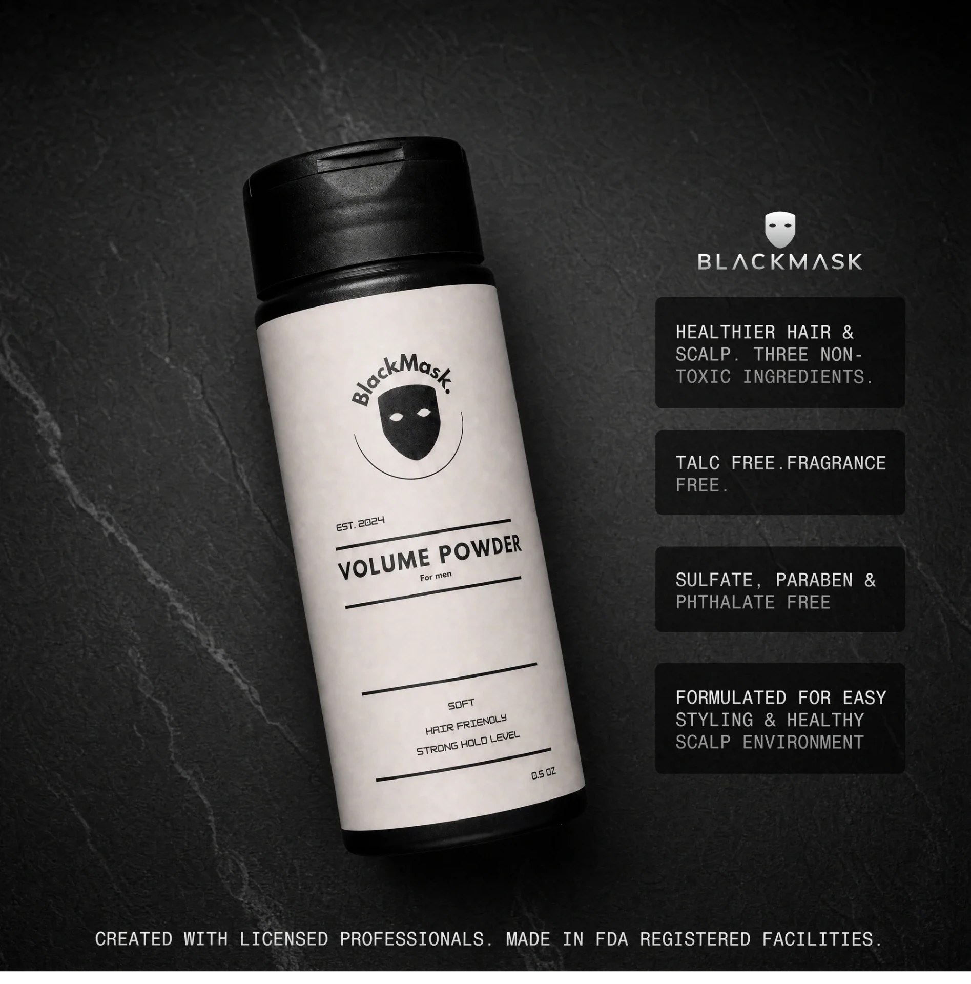 BLACKMASK Volume Powder bottle